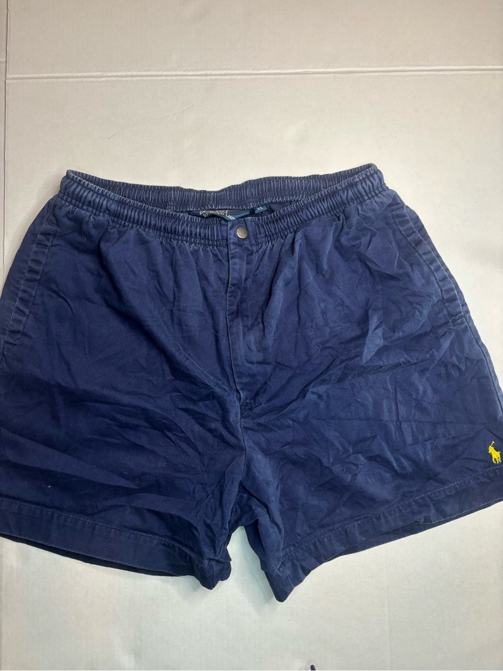 Vintage Polo Ralph Lauren Shorts XL Yellow Pony